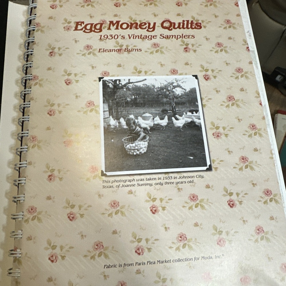 Egg Money Quilts : 1930's Vintage Samplers by Eleanor Burns (2005, Spiral) - Picture 3 of 3